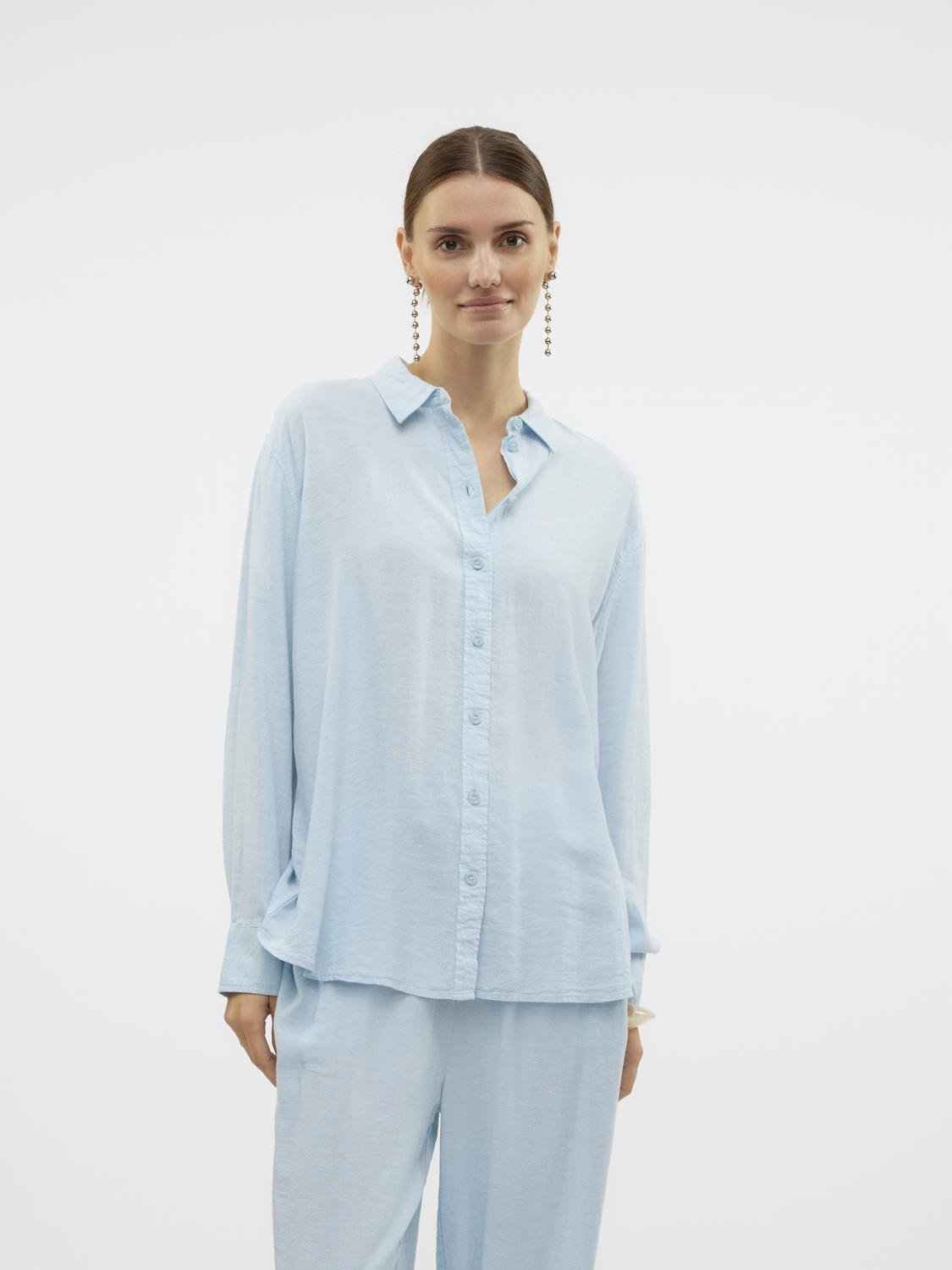 VMLINN Shirt - Airy Blue - VERO MODA & VILA Bergvik